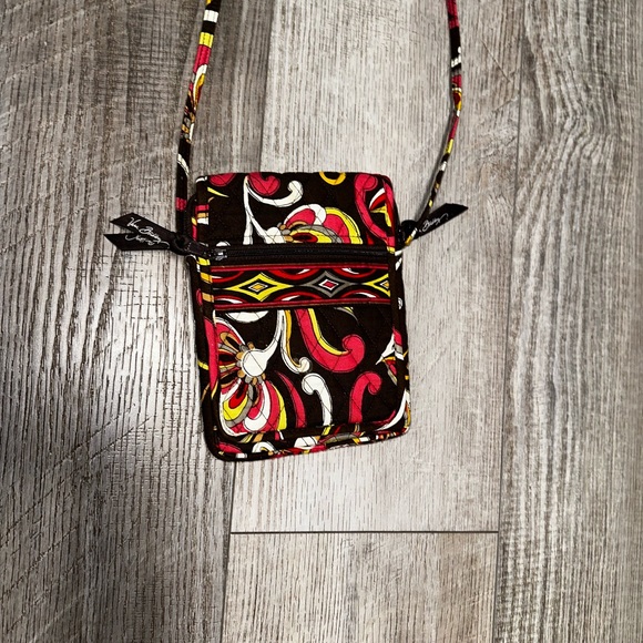 Vera Bradley Handbags - Vera Bradley Puccini Brown Fall Floral Paisley Hand Bag Pockets crossbody